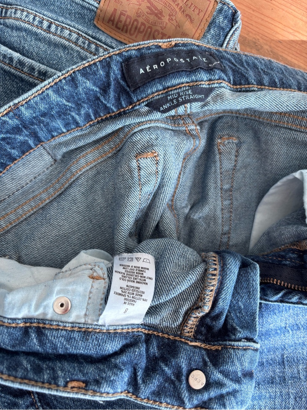 2 pairs Aeropostale jeans